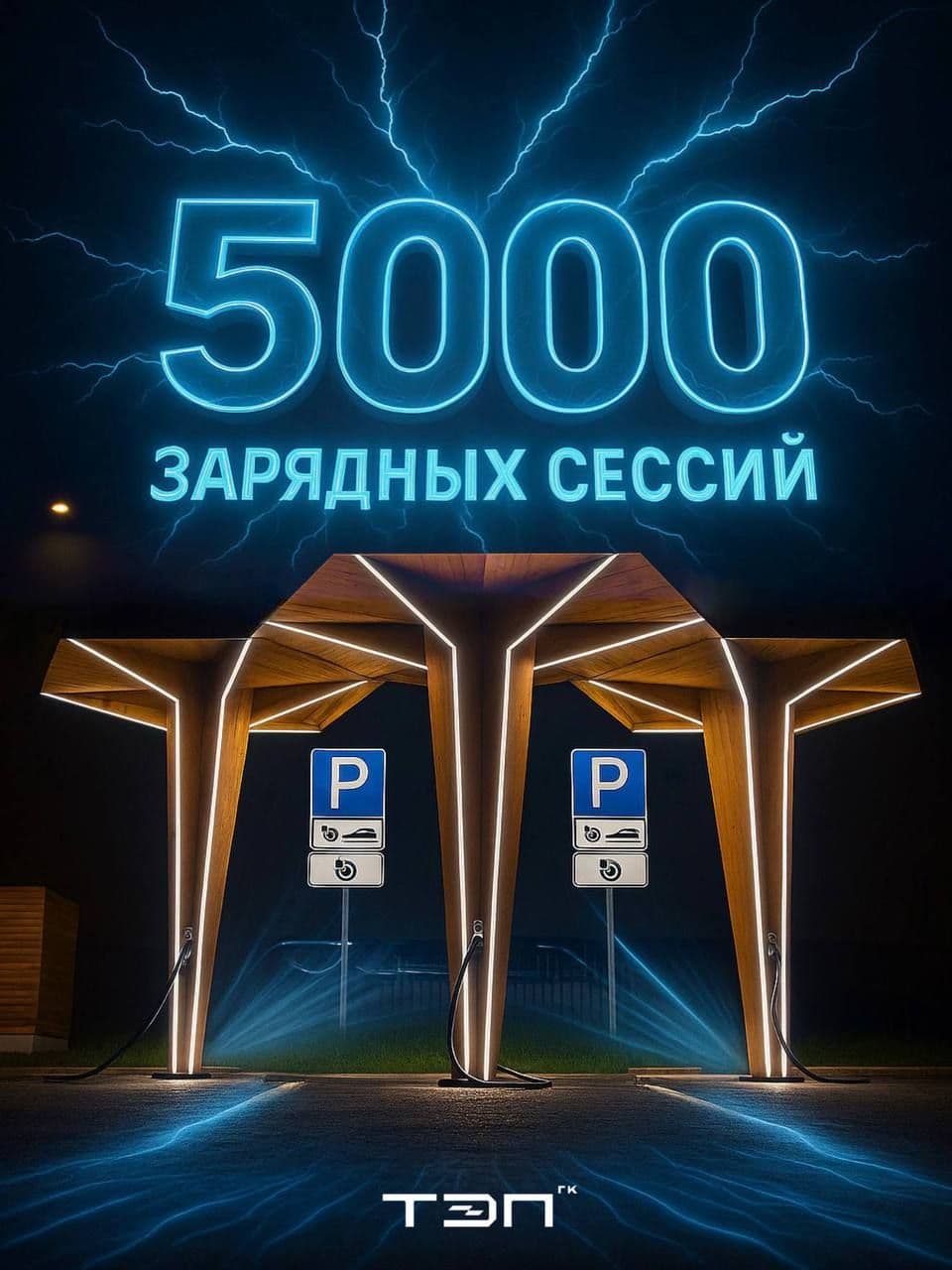 В октябре отметили 5000 зарядных сессий в 2025 году